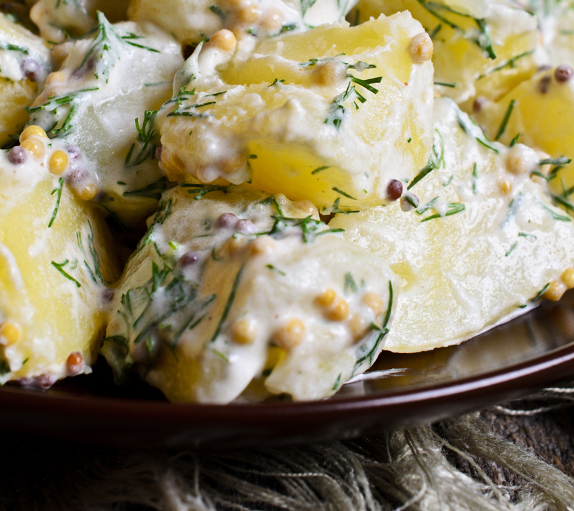 Potato and Wholegrain Mustard Salad